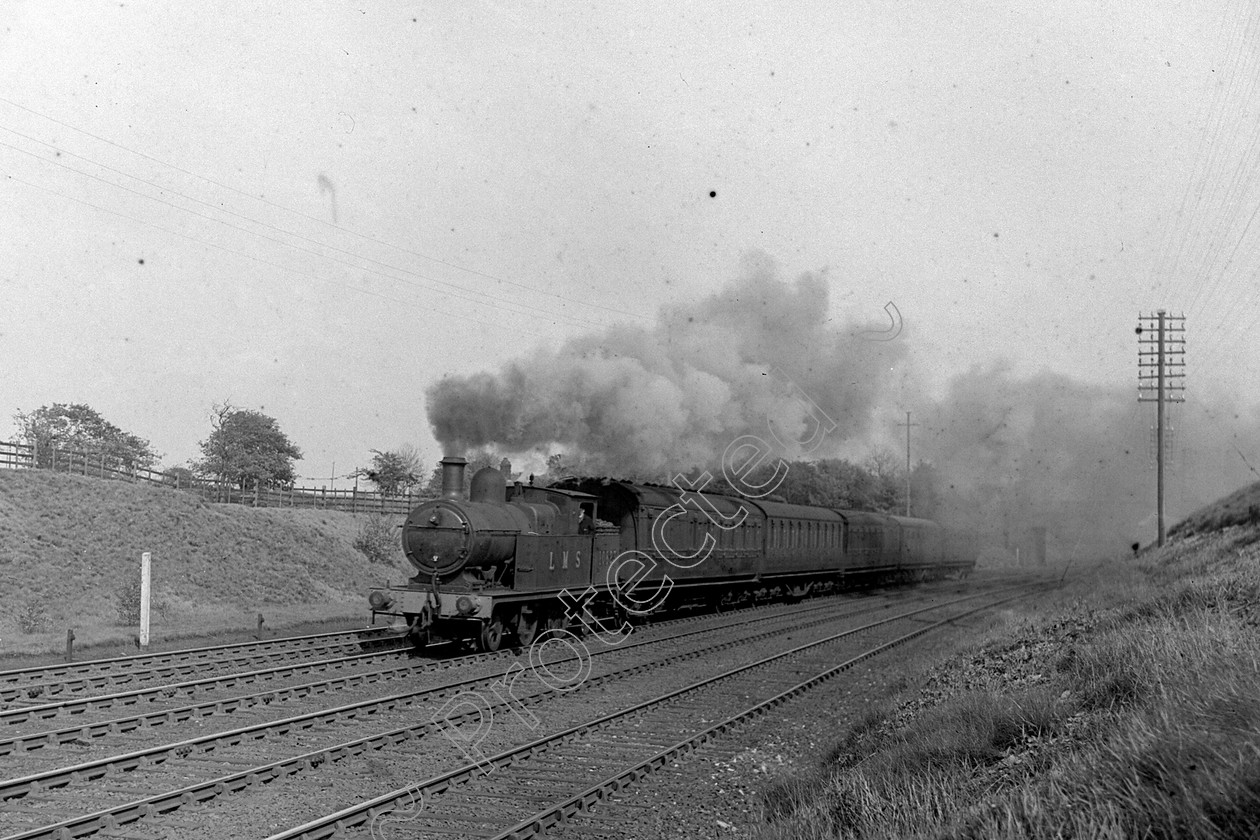 WD0820 
 ENGINE CLASS: Lancashire and Yorkshire ENGINE NUMBER: 10823 LOCATION: Moorside DATE: 04 May 1945 COMMENTS: 
 Keywords: 04 May 1945, 10823, Cooperline, Lancashire and Yorkshire, Moorside, Steam, WD Cooper, locomotives, railway photography, trains