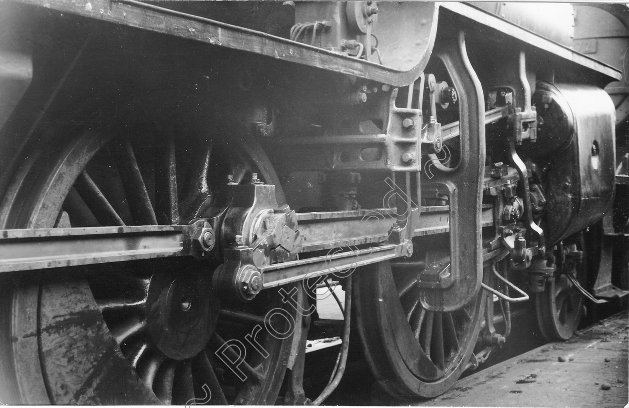 WD0608 
 ENGINE CLASS: Moguls 2-6-0 ENGINE NUMBER: 42703 LOCATION: DATE: 08 April 1961 COMMENTS: 
 Keywords: 08 April 1961, 42703, Cooperline, Moguls 2-6-0, Steam, WD Cooper, locomotives, railway photography, trains