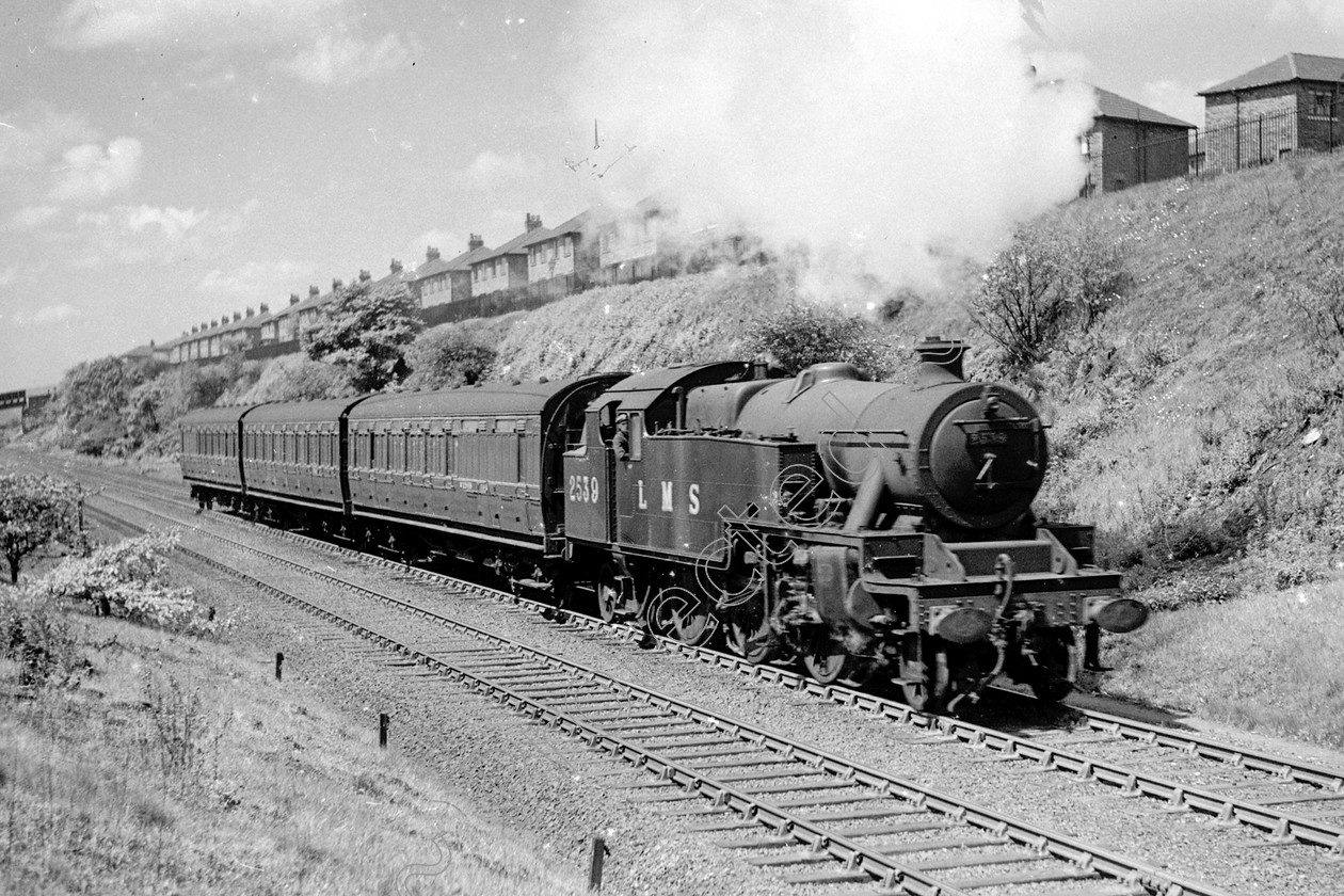 WD1056 
 ENGINE CLASS: 2-6-4 Tanks ENGINE NUMBER: 2539 LOCATION: Tyldesley DATE: COMMENTS: 
 Keywords: 2-6-4 Tanks, 2539, Cooperline, Steam, Tyldesley, WD Cooper, locomotives, railway photography, trains