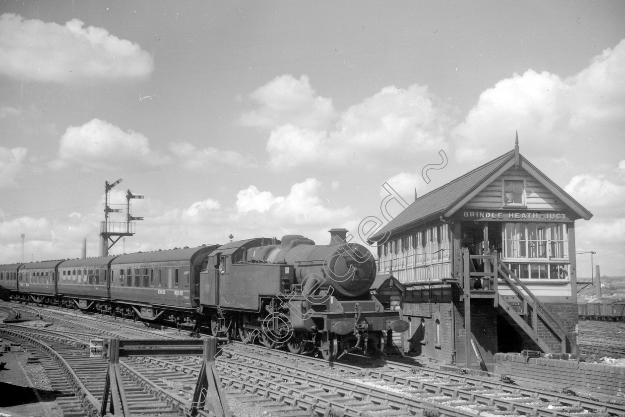 WD1066 
 ENGINE CLASS: 2-6-4 Tanks ENGINE NUMBER: 42570 LOCATION: Brindle Heath DATE: 09 July 1960 COMMENTS: 
 Keywords: 09 July 1960, 2-6-4 Tanks, 42570, Brindle Heath, Cooperline, Steam, WD Cooper, locomotives, railway photography, trains