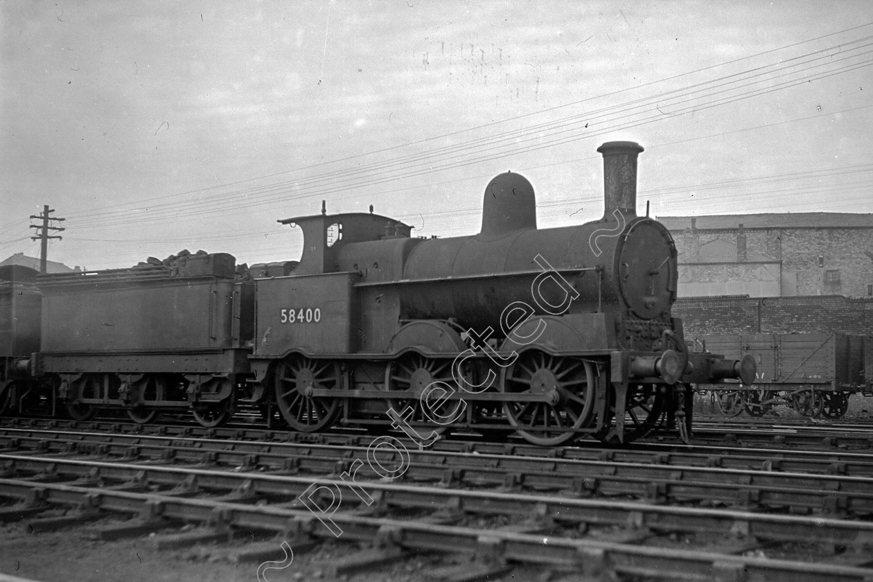 WD0974 
 ENGINE CLASS: L.N.W.R. ENGINE NUMBER: 58400 LOCATION: Springs Branch DATE: 00.06.1950 COMMENTS: 
 Keywords: 00.06.1950, 58400, Cooperline, L.N.W.R., Springs Branch, Steam, WD Cooper, locomotives, railway photography, trains