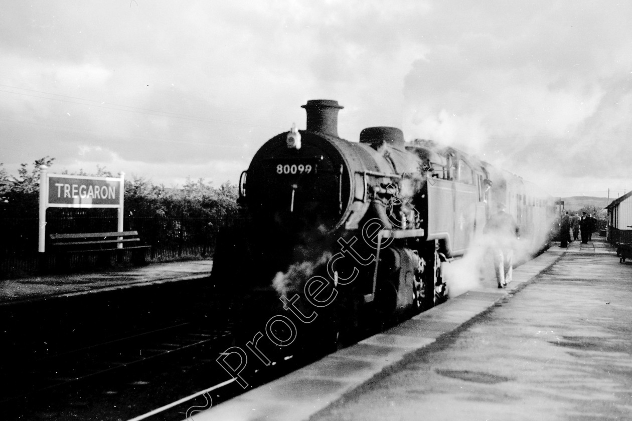 WD1093 
 ENGINE CLASS: 2-6-4 Tanks ENGINE NUMBER: 80099 LOCATION: Tregaron DATE: 25 September 1963 COMMENTS: 
 Keywords: 2-6-4 Tanks, 25 September 1963, 80099, Cooperline, Steam, Tregaron, WD Cooper, locomotives, railway photography, trains