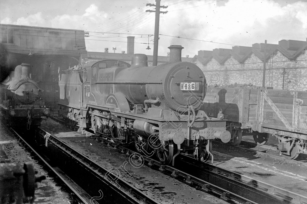 WD0544 
 ENGINE CLASS: Midland Compounds ENGINE NUMBER: 41167 LOCATION: Patricroft DATE: COMMENTS: 
 Keywords: 41167, Cooperline, Midland Compounds, Patricroft, Steam, WD Cooper, locomotives, railway photography, trains