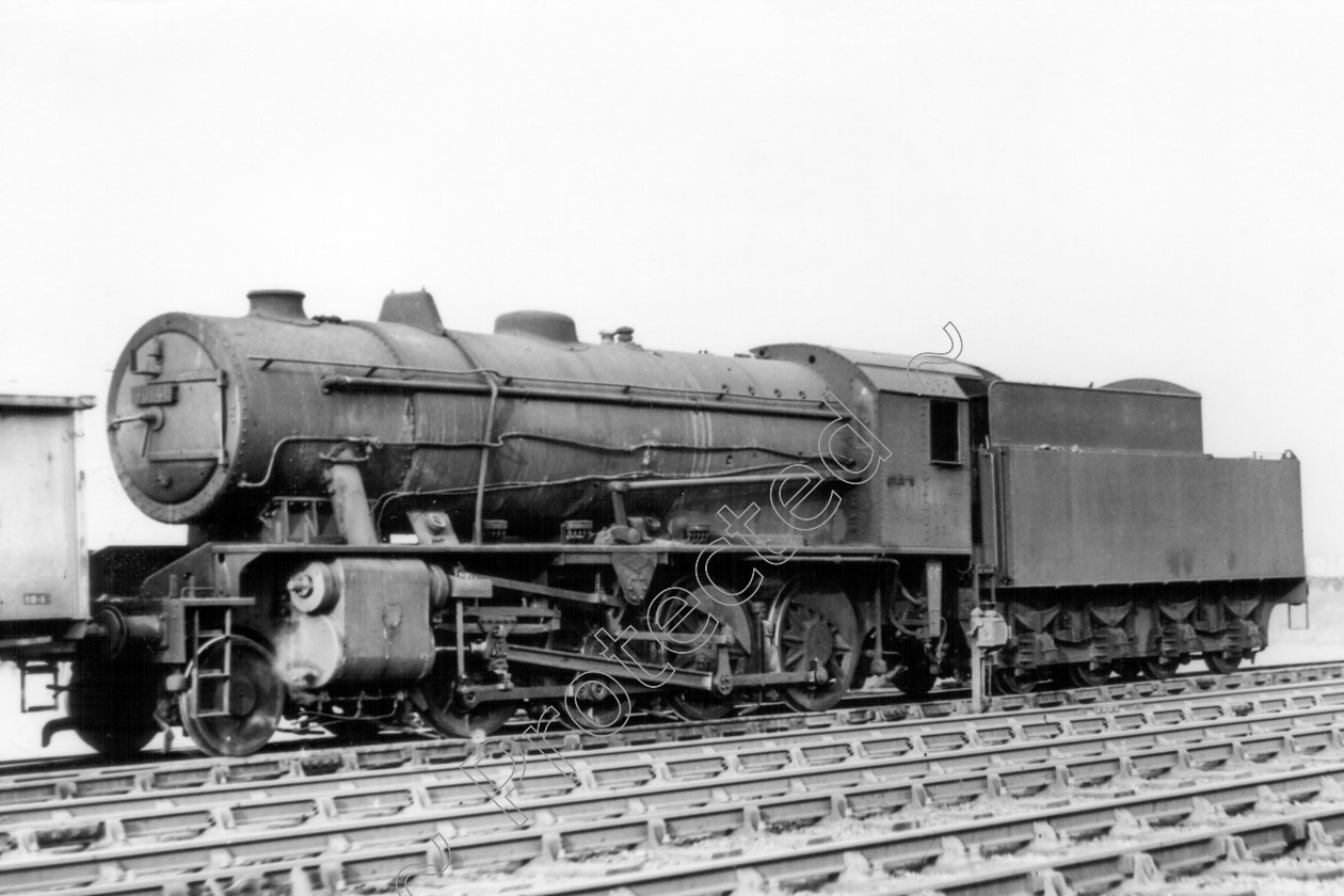 WD2503 
 ENGINE CLASS: Riddles 2-8-0 90000 ENGINE NUMBER: 90141 LOCATION: Peel Hall DATE: 00.04.1952 COMMENTS: 
 Keywords: 00.04.1952, 90141, Cooperline, Peel Hall, Riddles 2-8-0 90000, Steam, WD Cooper, locomotives, railway photography, trains