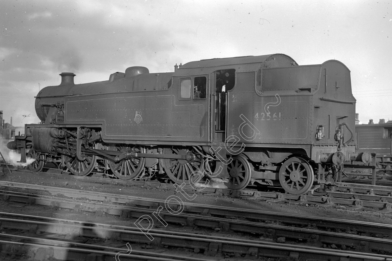 WD1062 
 ENGINE CLASS: 2-6-4 Tanks ENGINE NUMBER: 42561 LOCATION: Patricroft DATE: 29 August 1963 COMMENTS: 
 Keywords: 2-6-4 Tanks, 29 August 1963, 42561, Cooperline, Patricroft, Steam, WD Cooper, locomotives, railway photography, trains