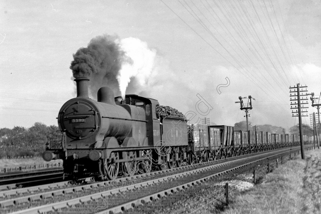 WD0709 
 ENGINE CLASS: Class 4 0-6-0 ENGINE NUMBER: 3389 LOCATION: Winwick DATE: COMMENTS: 
 Keywords: 3389, Class 4 0-6-0, Cooperline, Steam, WD Cooper, Winwick, locomotives, railway photography, trains