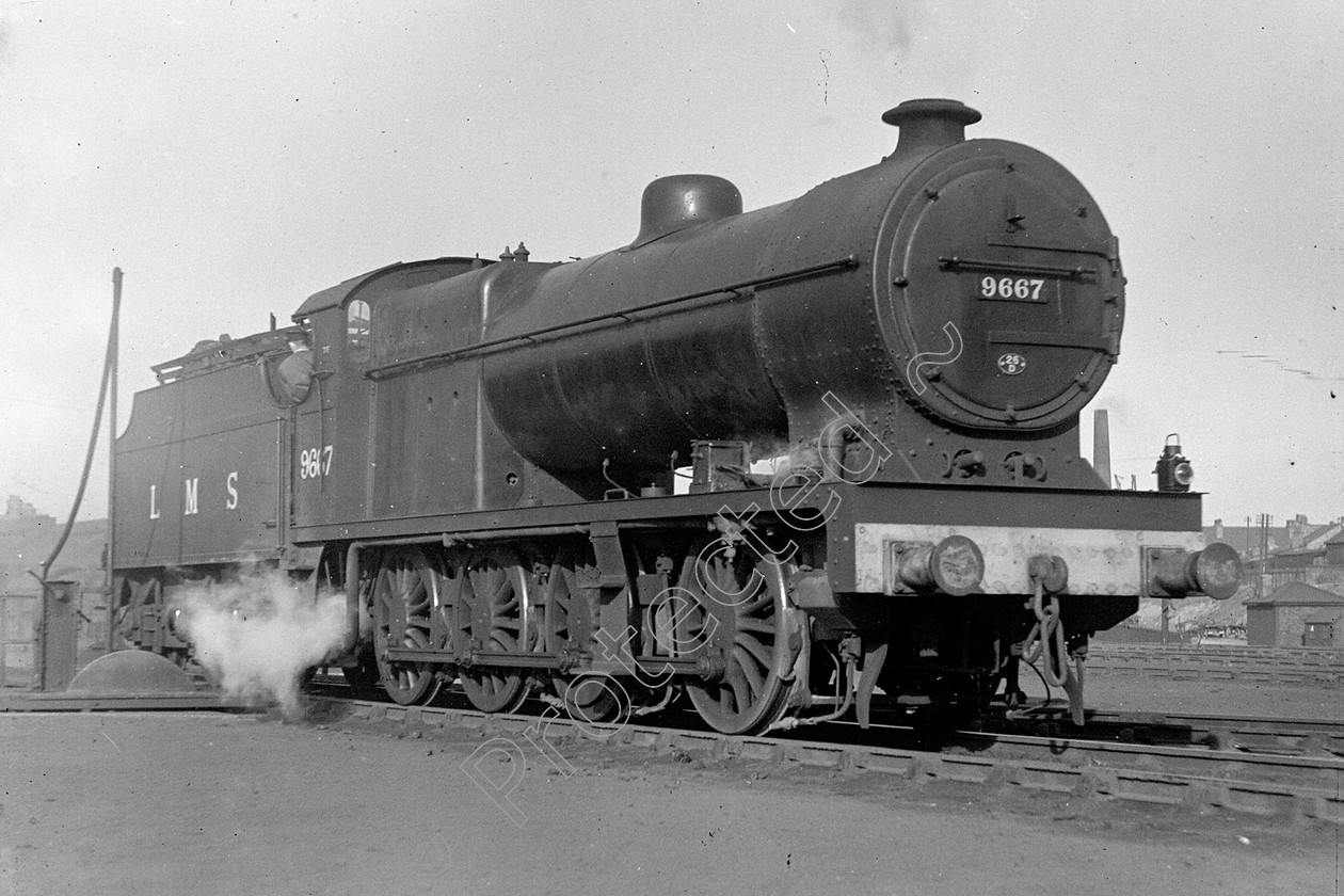 WD0775 
 ENGINE CLASS: Fowler 0-8-0 ENGINE NUMBER: 9667 LOCATION: Newton Heath DATE: COMMENTS: 
 Keywords: 9667, Cooperline, Fowler 0-8-0, Newton Heath, Steam, WD Cooper, locomotives, railway photography, trains