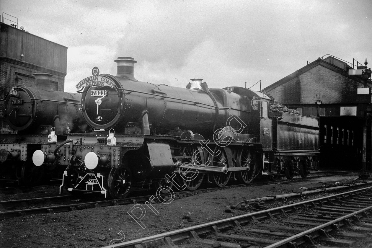 WD2829 
 ENGINE CLASS: GWR ENGINE NUMBER: 7803 LOCATION: Aberystwyth DATE: COMMENTS: 
 Keywords: 7803, Aberystwyth, Cooperline, GWR, Steam, WD Cooper, locomotives, railway photography, trains