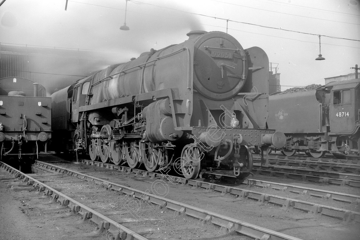 WD2631 
 ENGINE CLASS: BR Class 9 ENGINE NUMBER: 92051 LOCATION: Patricroft DATE: COMMENTS: 
 Keywords: 92051, BR Class 9, Cooperline, Patricroft, Steam, WD Cooper, locomotives, railway photography, trains