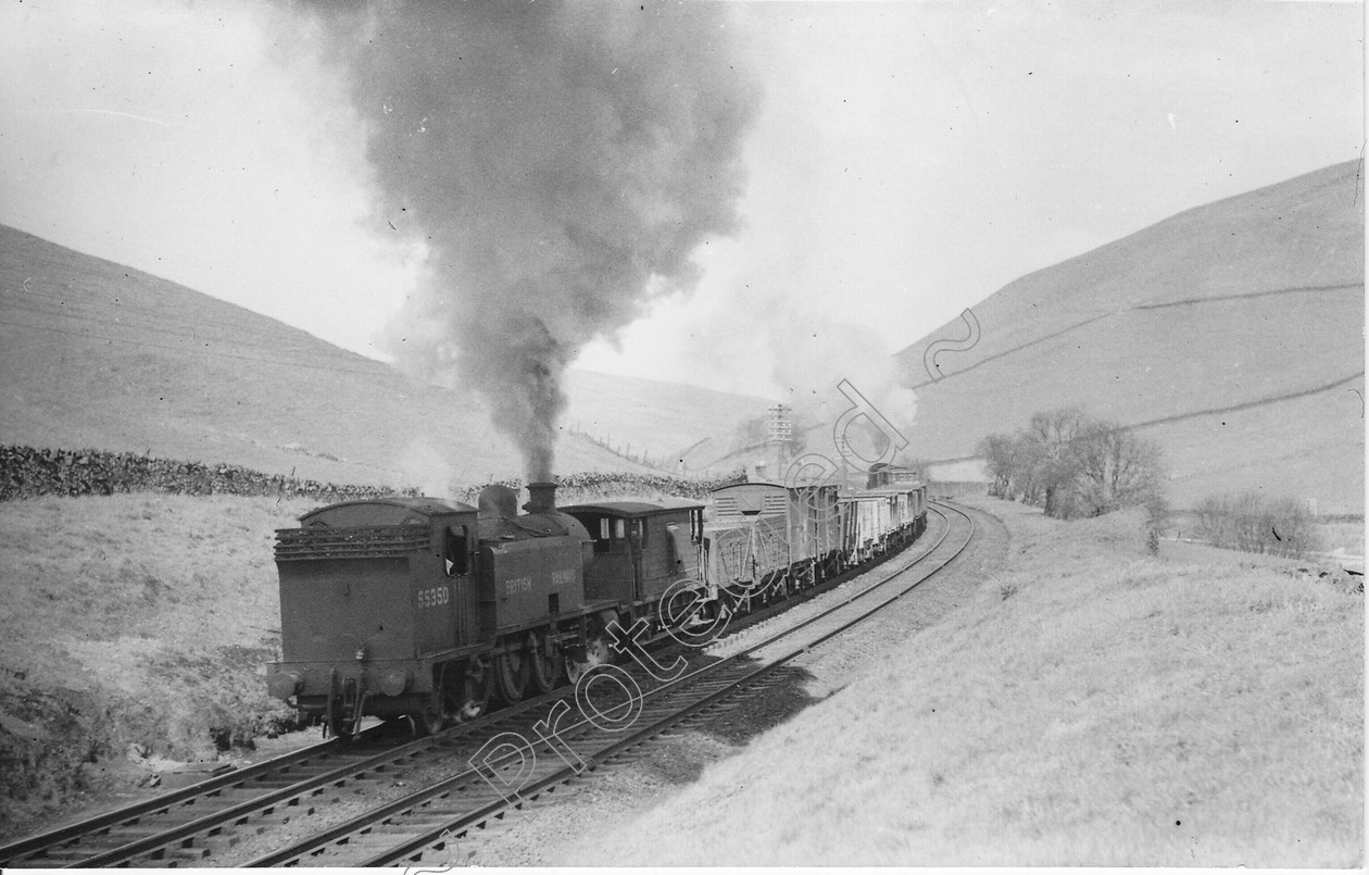 WD0789 
 ENGINE CLASS: 4-6-2 Tank ENGINE NUMBER: 55350 LOCATION: DATE: 18 May 1951 COMMENTS: 
 Keywords: 18 May 1951, 4-6-2 Tank, 55350, Cooperline, Steam, WD Cooper, locomotives, railway photography, trains