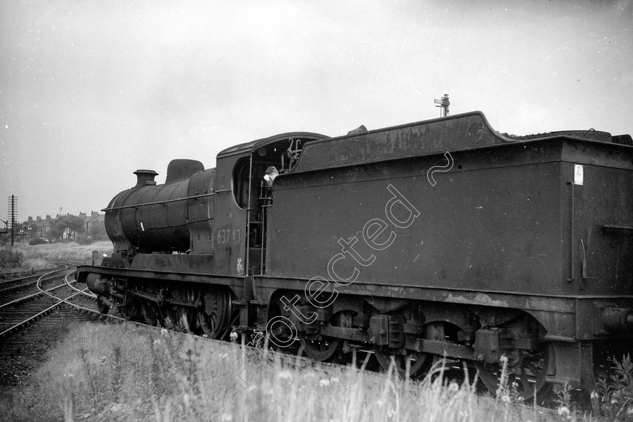 WD2744 
 ENGINE CLASS: L.N.E.R. ENGINE NUMBER: 63743 LOCATION: Trafford Park DATE: 19 July 1961 COMMENTS: 
 Keywords: 19 July 1961, 63743, Cooperline, L.N.E.R., Steam, Trafford Park, WD Cooper, locomotives, railway photography, trains