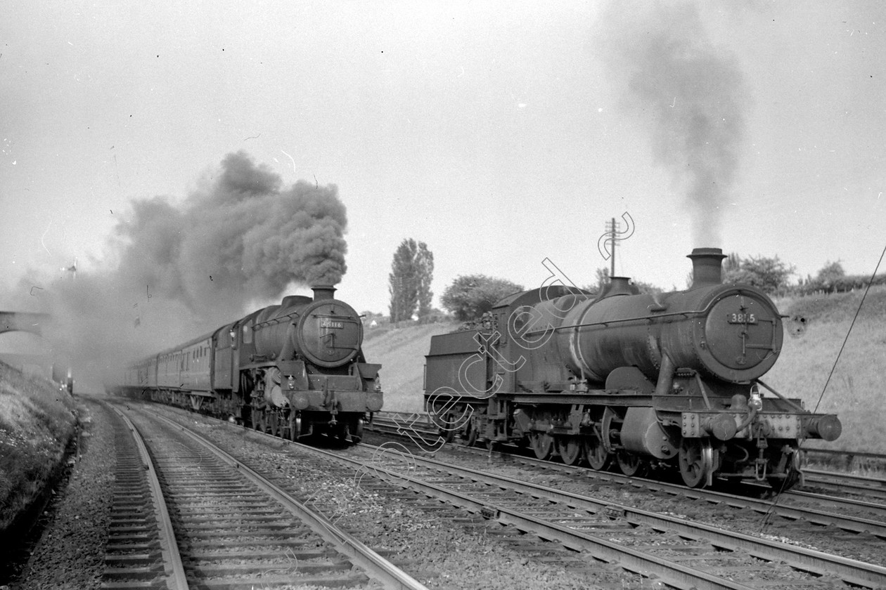 WD2807 
 ENGINE CLASS: GWR ENGINE NUMBER: 3855 LOCATION: near Chester DATE: 27 May 1964 COMMENTS: 
 Keywords: 27 May 1964, 3855, Cooperline, GWR, Near Chester, Steam, WD Cooper, locomotives, railway photography, trains