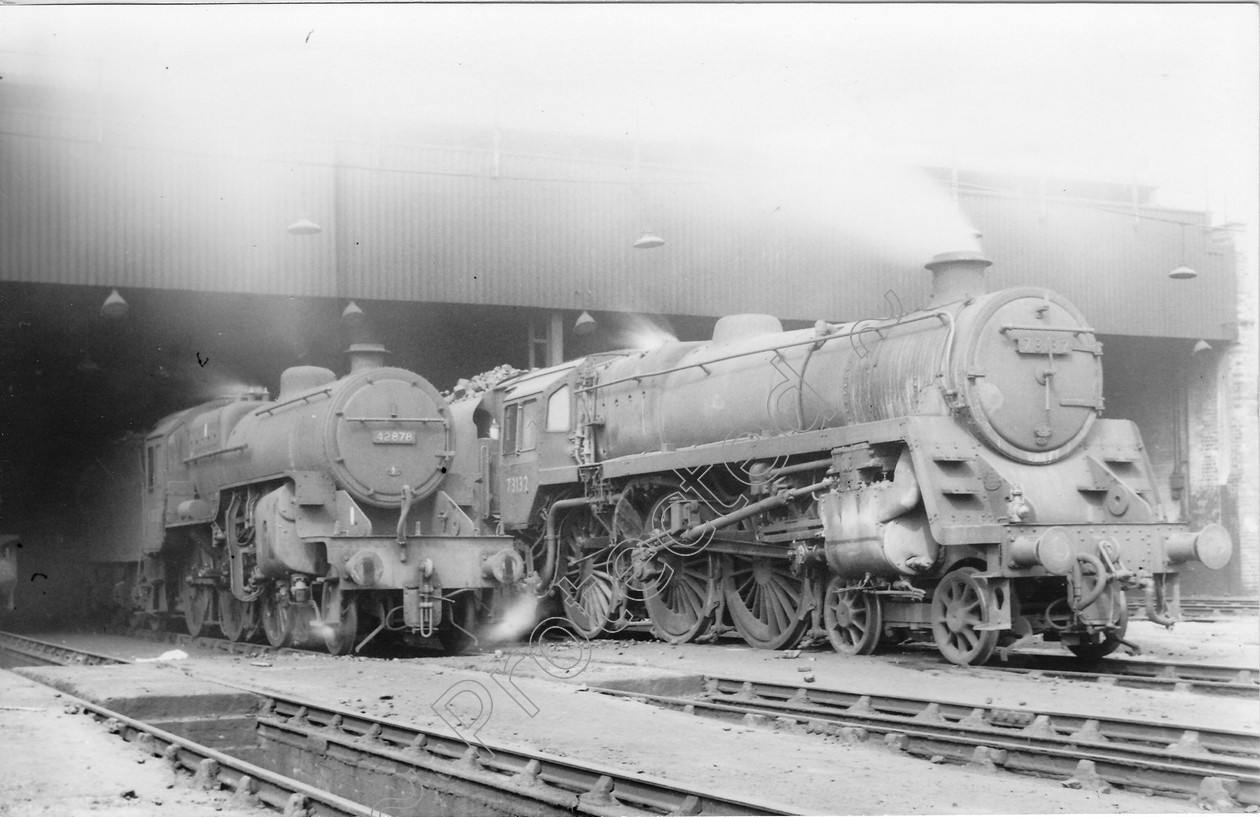 WD0656 
 ENGINE CLASS: Moguls 2-6-0 ENGINE NUMBER: 42878 LOCATION: Patricroft DATE: 23 June 1964 COMMENTS: 
 Keywords: 23 June 1964, 42878, Cooperline, Moguls 2-6-0, Patricroft, Steam, WD Cooper, locomotives, railway photography, trains